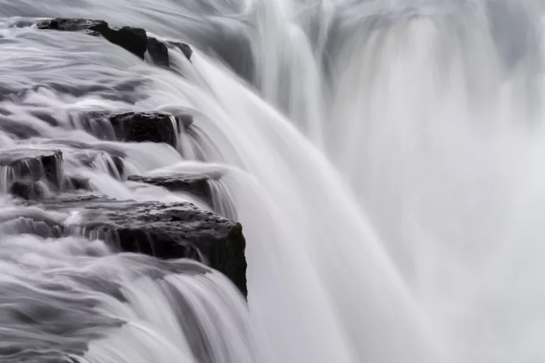 Up river from Detifoss, Europe's largest waterfall (by volume), lies Selfoss, a beautiful horseshoe fall with easy, safe access