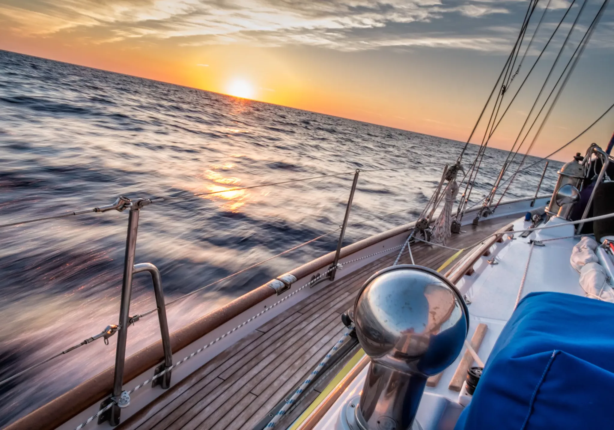 Sailing with friends in the Mediterranean…on our way to Barcelona from the Belearic island of Menorca
