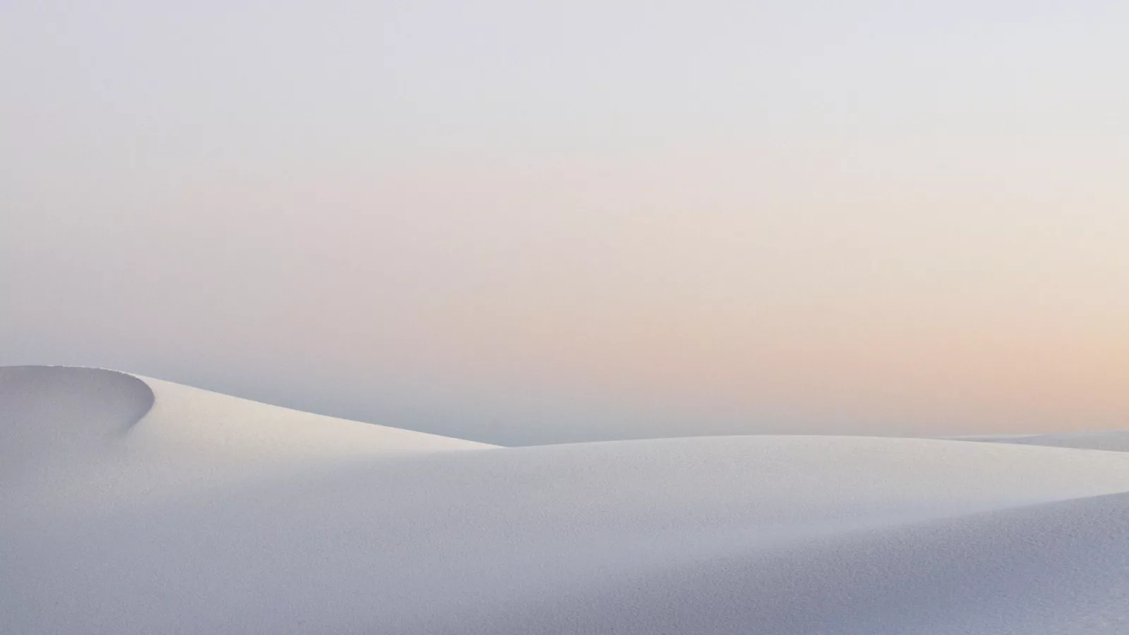 Dusk at White Sands National Park