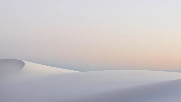 Dusk at White Sands National Park